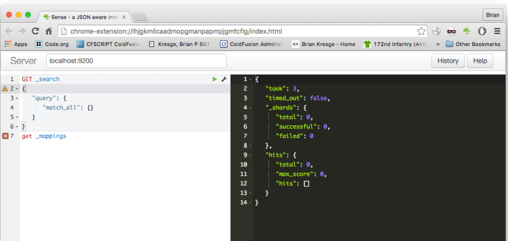 JSON interaction with Elasticsearch