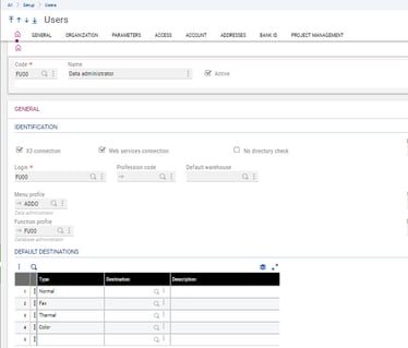 How to Setup a Default Site for Users in Sage X3