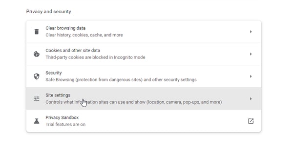 Privacy and Security - Site Settings (5)