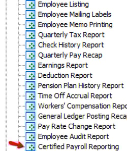 Certified Payroll Reporting