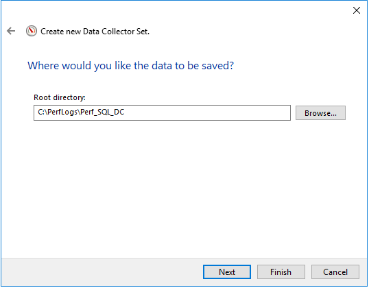 Perfmon 05 - Figure 03 - Select Log Location.