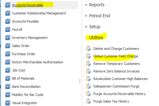 How to Globally Reassign a Salesperson for a Group of Customers in Sage 100