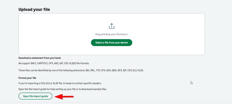Sage Intacct - Open File Import Guide