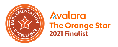 Avalara_OrangeStar_ImplementExcellence_2021_Finalist