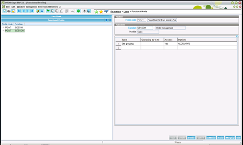 How to Restrict a User to a Specific Site in Sage ERP X3