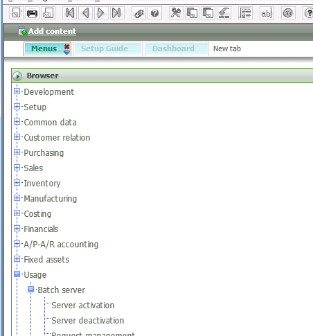 Sage ERP X3 Batch Server Activation Deactivation