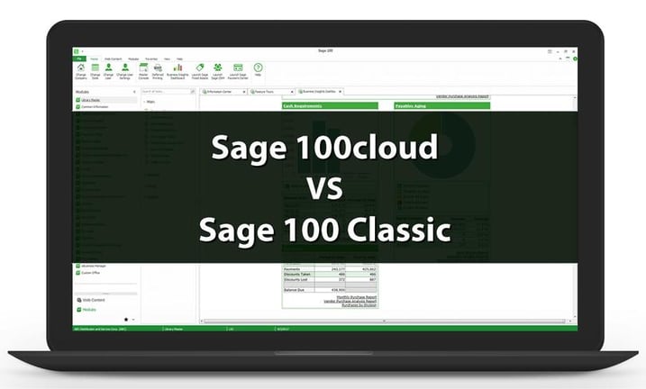 Sage 100cloud screen