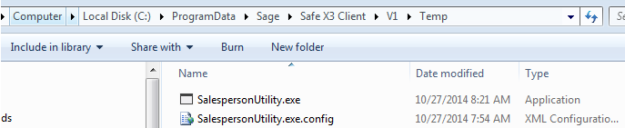 Sage ERP X3 Temp File Directory