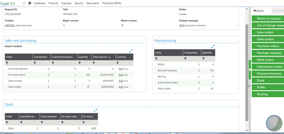 Insights on Sage X3 Change Control Management