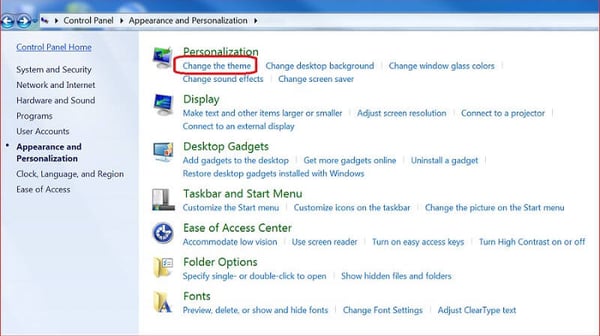 Sage 500 Change Theme
