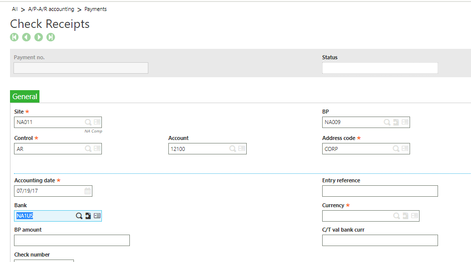How to Setup a Default Bank Account in Sage X3
