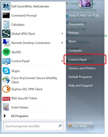 Sage 500 Control Panel