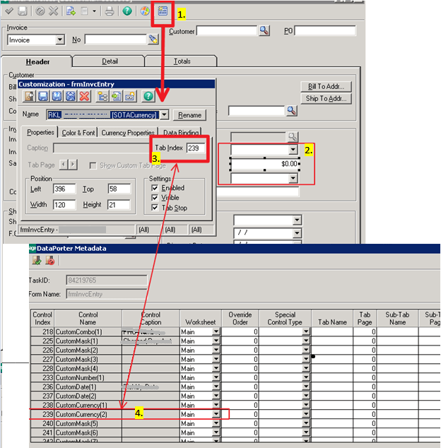 Sage 500 DataPorter Metadata