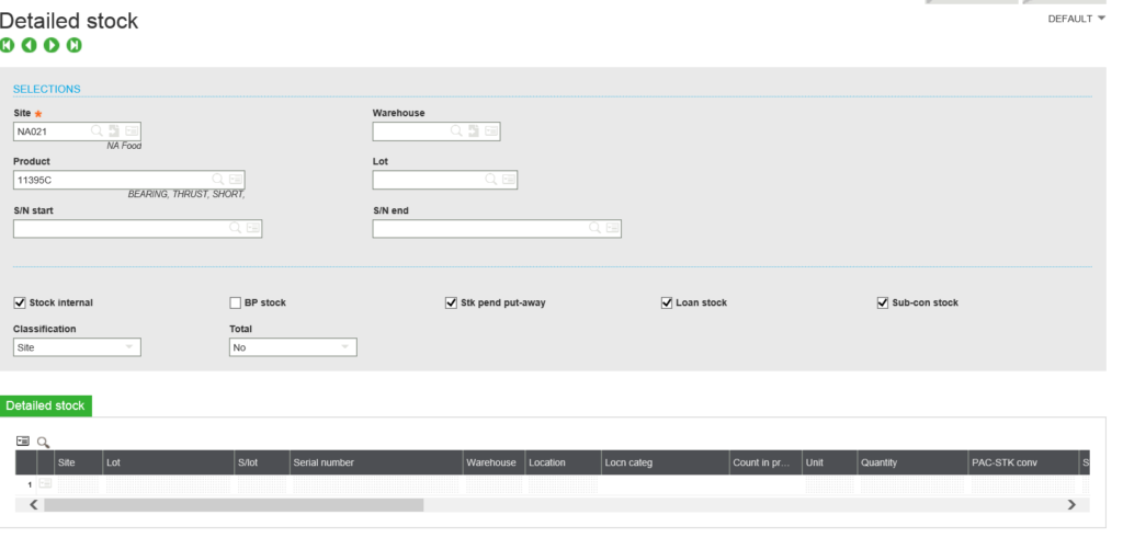 Detailed Stock Screen X3