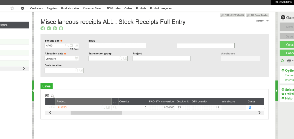 Detail Stock Inquiry X3