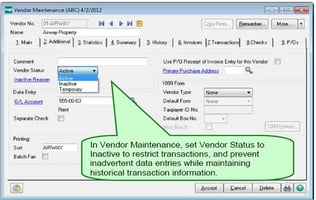 New Features in Sage 100 ERP 2013 Accounts Payable
