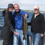Danica fishing with her cousins.