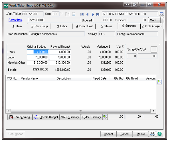 JobOps Expanded Budget Number Fields