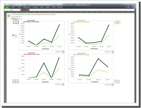 the Sage Intelligence Profitability Dashboard