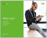 Sage X3 Product Update 8