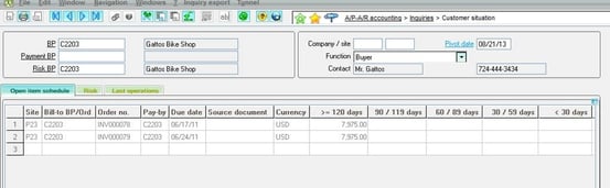 Sage ERP X3 Invoice Balance Incorrect