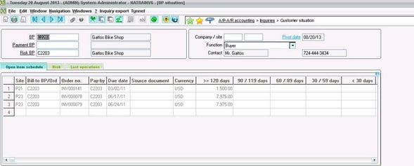 Sage ERP X3 Invoice Balance Incorrect