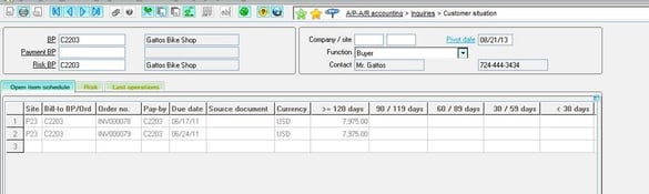 Sage ERP X3 Invoice Balance Incorrect