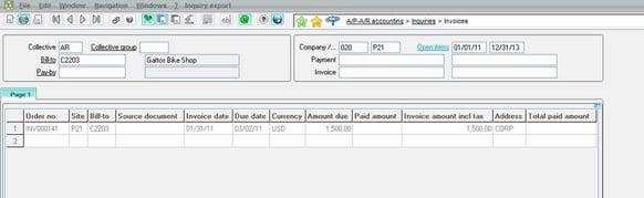 Sage ERP X3 Invoice Balance Incorrect