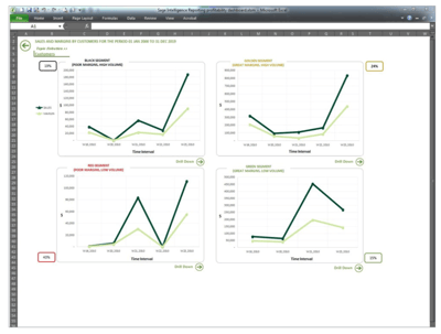Sage 100 ERP Profitability Dashboard