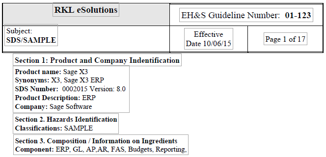 New Safety Data Sheets Standards You Need to Know Now