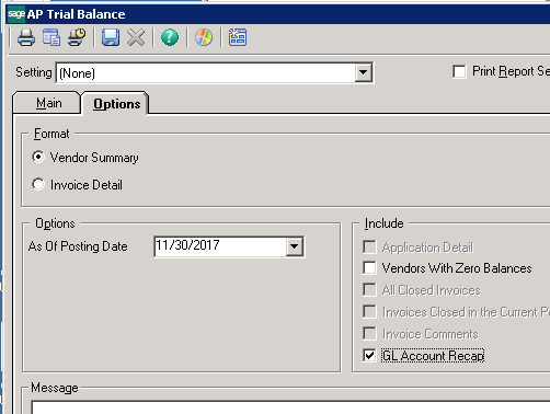 Account Recap Sage 500 ERP Year-end Closing Procedures