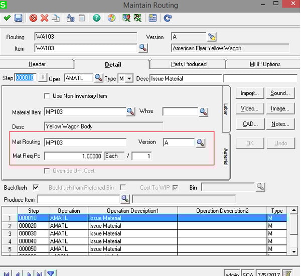 Sage 500 Sub-Assemblies