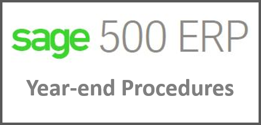 Sage 500 ERP yr end