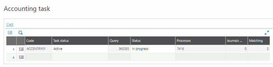 Sage X3 Accounting Task