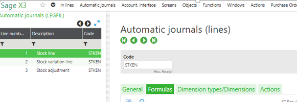  Automatic Journals Formulas