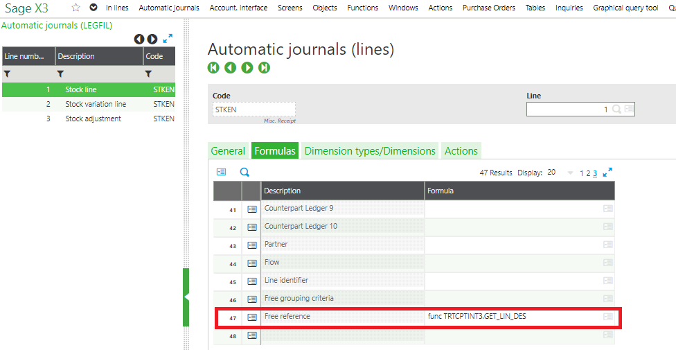 Why is a Specific GL Account Used During Posting in Sage X3