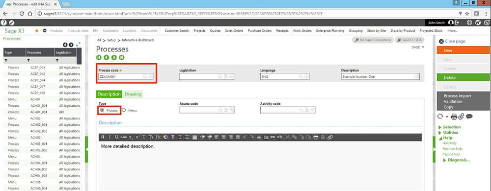 Sage X3 - How to Set Up Visual Process Flows