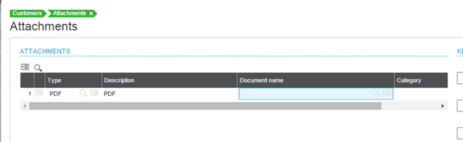 Sage X3 Type of Document