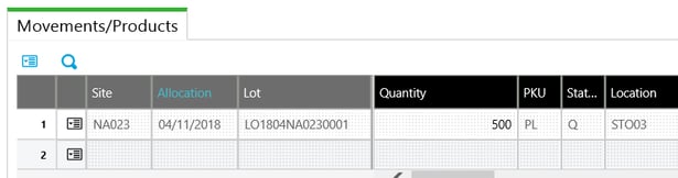 Sage X3 Movements-Products