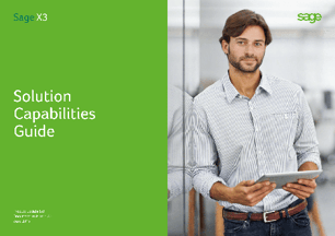 Sage X3 Solution Capabilities Guide