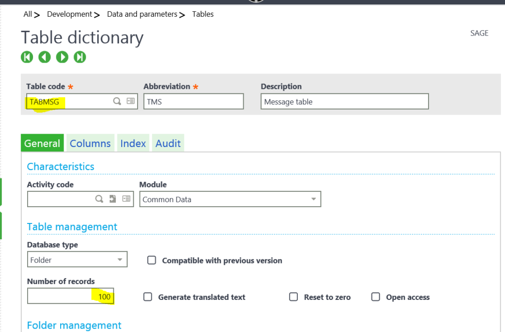 Sage X3 Update Manufacturing Messages