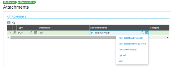 Sage X3 Document View