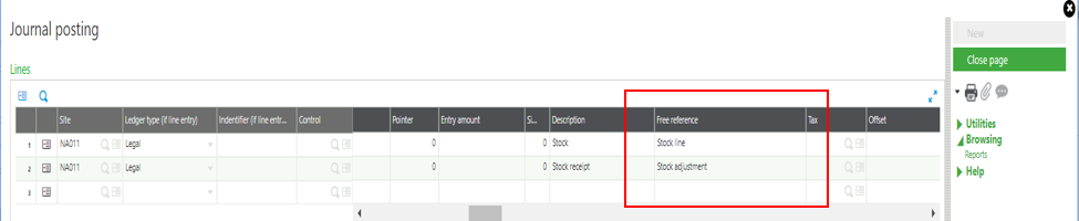 Sage X3 posting in diagnostic mode