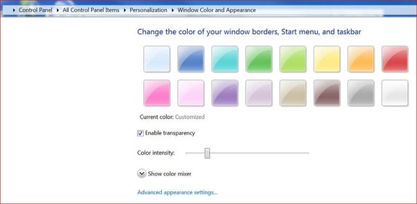 Sage 500 Window Color