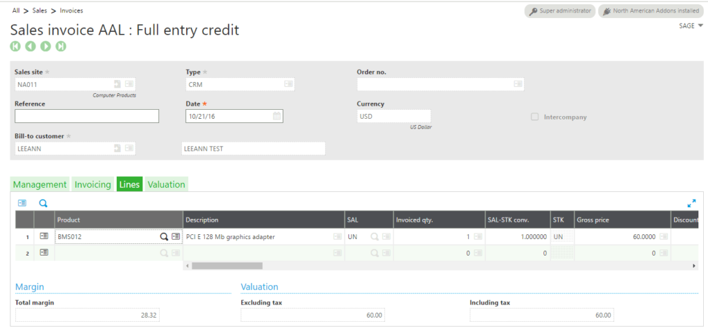 How to Process a Credit Card Refund in Sage X3