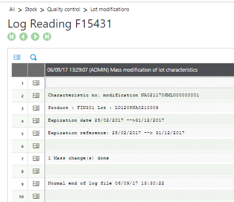 Sage X3 Log Modifications