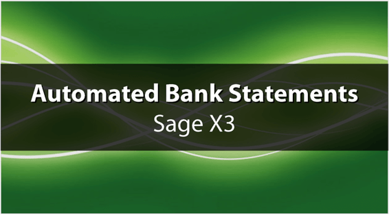 X3 Automated Bank Statements