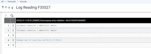 bank transfer post- review log