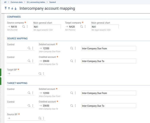 bank transfer post- select source and target accts