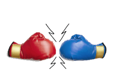 vs boxing gloves